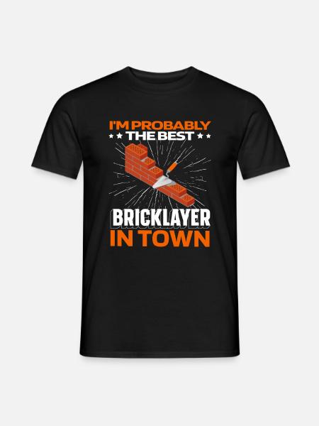 Masonry brick - Men's T-Shirt - black