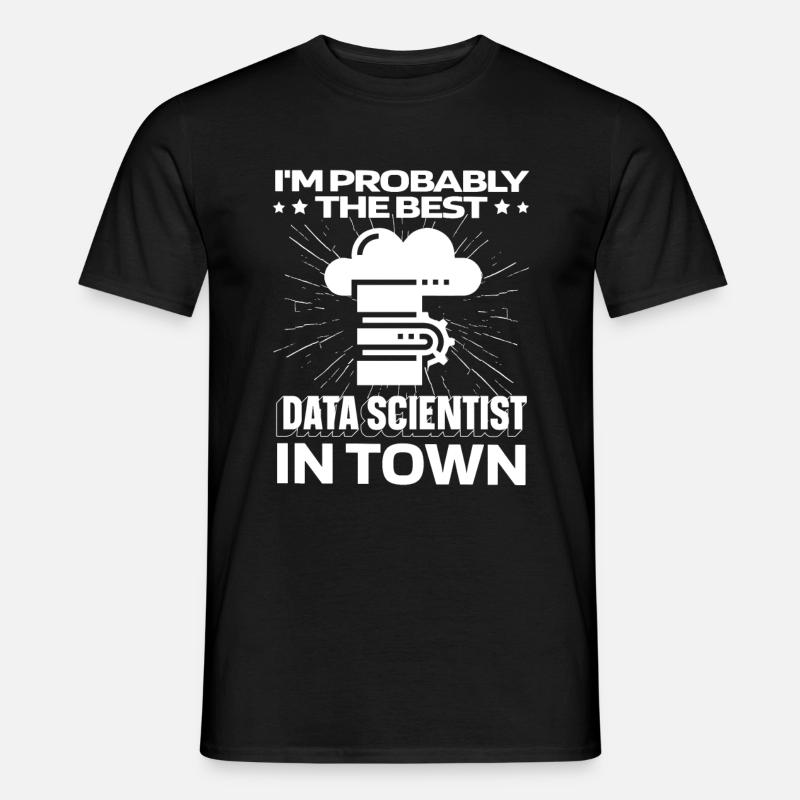 Data Science Data Analyst Server - Men's T-Shirt - black