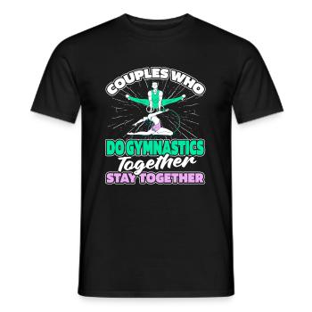 Rsg Turnen Sportgymnastik Paar - Männer T-Shirt - Schwarz - Vorne - AI Model Male 178 light (178cm)