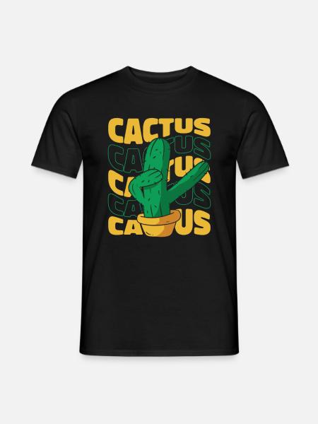 Cactus Garden - Men's T-Shirt - black