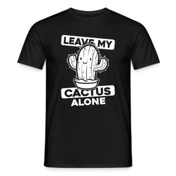 Kaktus Garten - Männer T-Shirt - Schwarz - Vorne - AI Model Male 178 light (178cm)