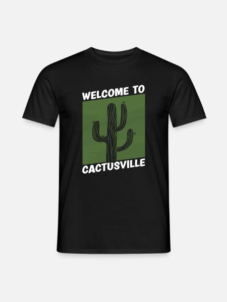 Cactus Garden - Men's T-Shirt - black