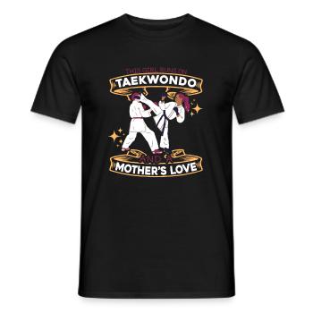 Fille de Taekwondo - T-shirt homme - noir - Devant - AI Model Male 178 light (178cm)