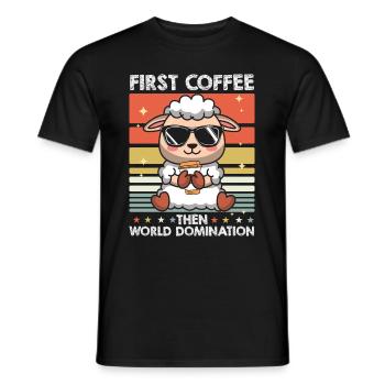 Drôle de mouton - T-shirt homme - noir - Devant - AI Model Male 178 light (178cm)