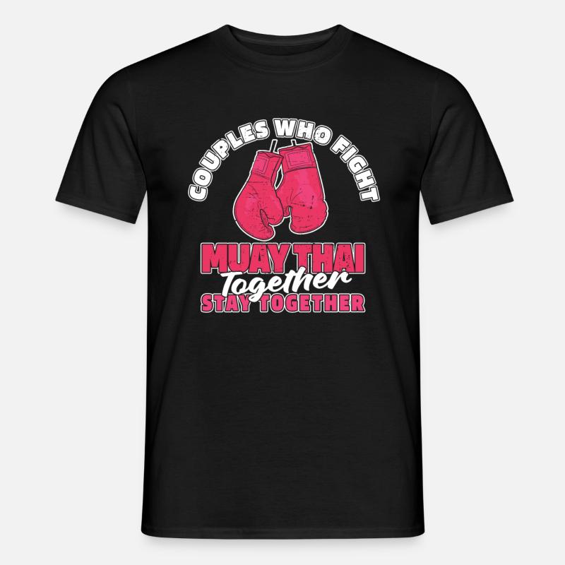 Muay Thai Boxe Paire - T-shirt homme - noir