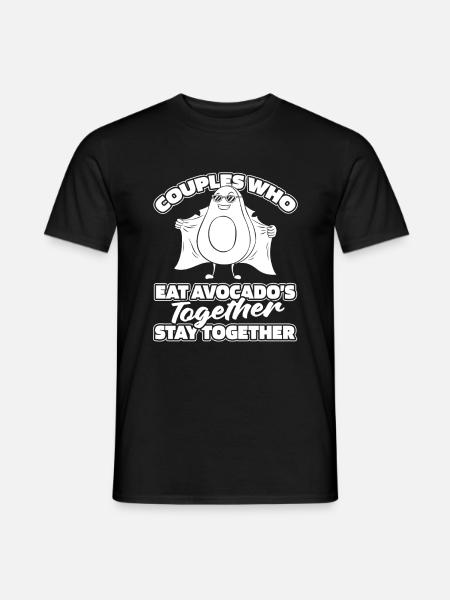 Avocado pair - Men's T-Shirt - black