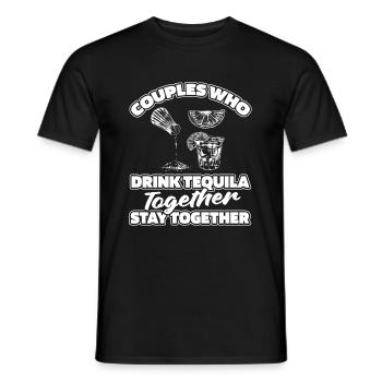 Tequila Pair - Men's T-Shirt - black - Front - AI Model Male 178 light (178cm)