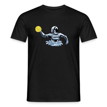 Water Polo Water Polo Astronaut - Men's T-Shirt - black - Front - AI Model Male 178 light (178cm)