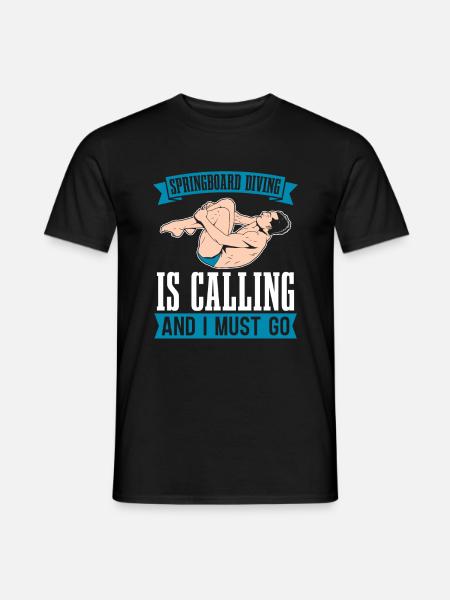 Diving Diver Sarcasm - Men's T-Shirt - black
