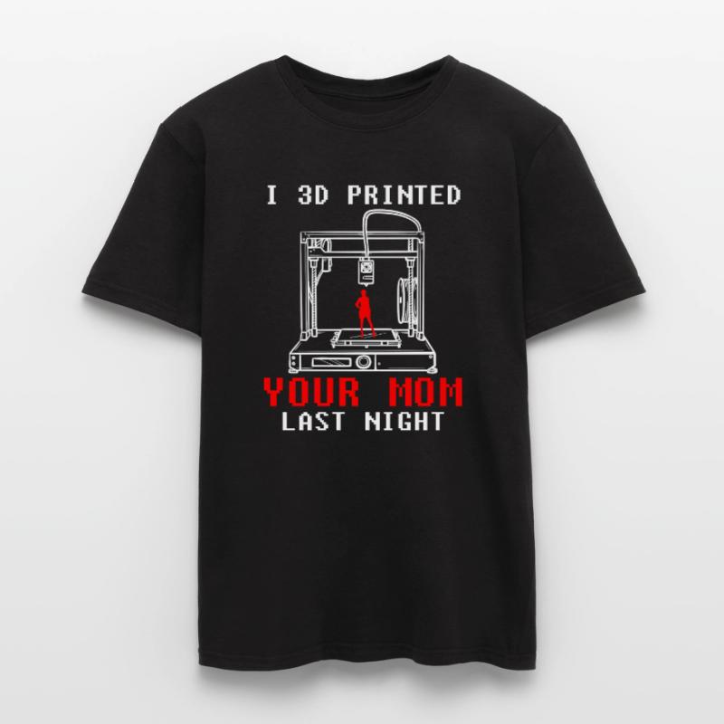 Entwickler Coder Programmierer 3D Drucker Männer T-Shirt