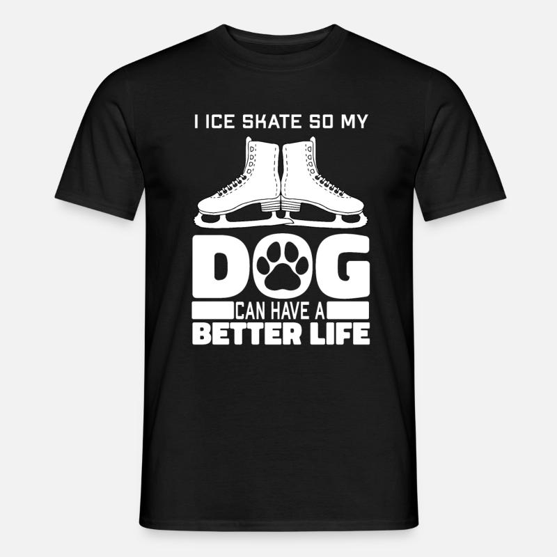 Skøjtehund - Mænd T-shirt - sort