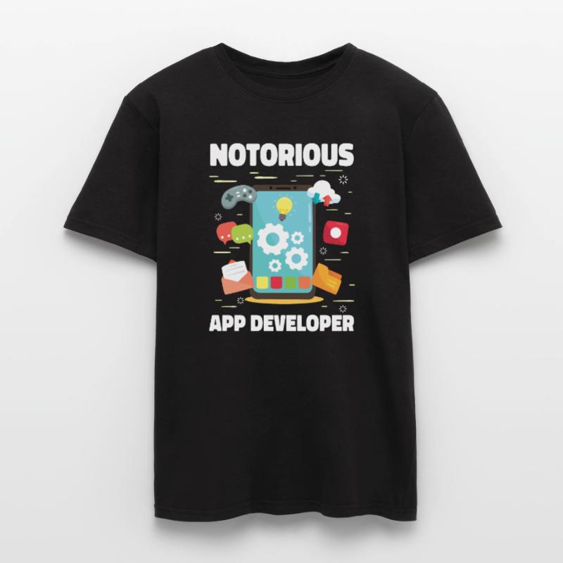 Entwickler Coder Programmierer App Männer T-Shirt