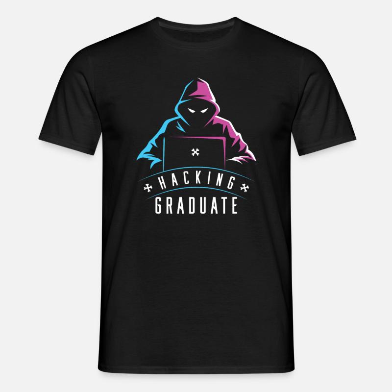 Entwickler Coder Programmierer Absolvent - Männer T-Shirt - Schwarz