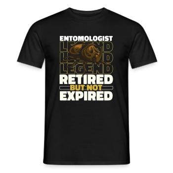 Entomologie Entomologe Insekt Im Ruhestand - Männer T-Shirt - Schwarz - Vorne - AI Model Male 178 light (178cm)