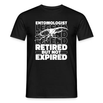 Entomologie Entomologe Insekt Im Ruhestand - Männer T-Shirt - Schwarz - Vorne - AI Model Male 178 light (178cm)