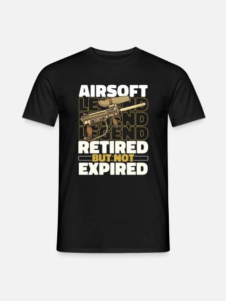 Airsoft à la retraite - T-shirt homme - noir