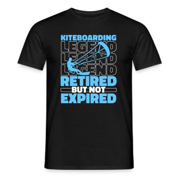 Kitesurfer Kitesurfen Kiten Kitesurf - T-shirt homme - noir - Devant - AI Model Male 178 light (178cm)