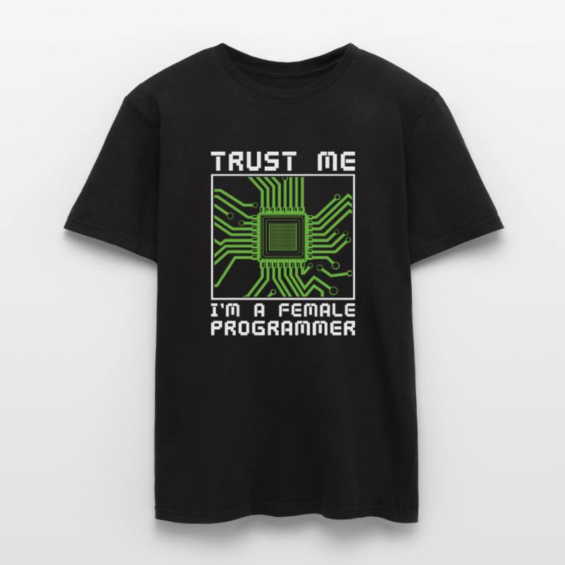 Developer Coder Programmer Microchip Men's T-Shirt