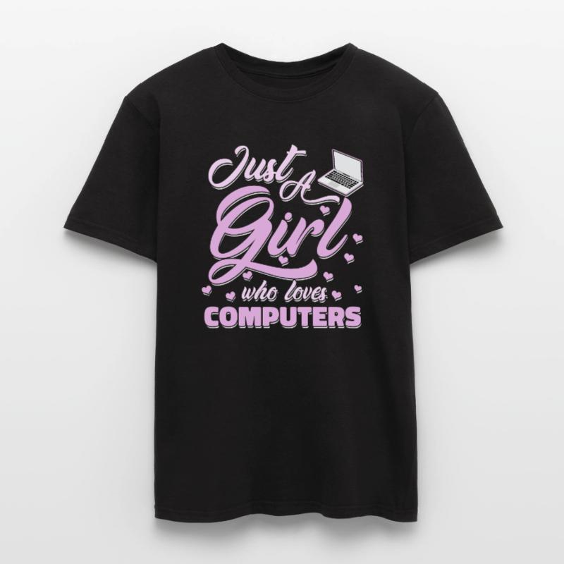 Developer Coder Programmer Girl Men's T-Shirt