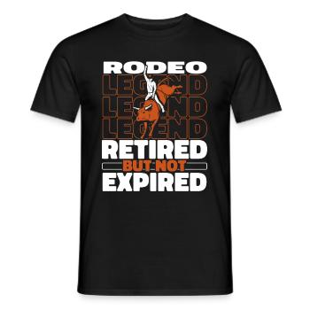 Rodeo Bull à la retraite - T-shirt homme - noir - Devant - AI Model Male 178 light (178cm)