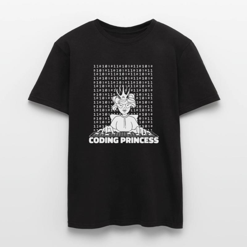 Développeur Coder Programmeur Princess T-shirt homme
