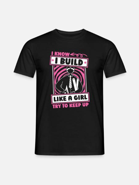 Architect Architecture Lustig - Men's T-Shirt - black