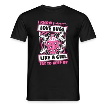 Entomologie Entomologe Insekt Lustig - Männer T-Shirt - Schwarz - Vorne - AI Model Male 178 light (178cm)