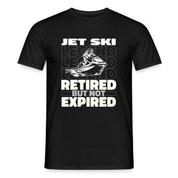 Jet Ski Im Ruhestand - Männer T-Shirt - Schwarz - Vorne - AI Model Male 178 light (178cm)