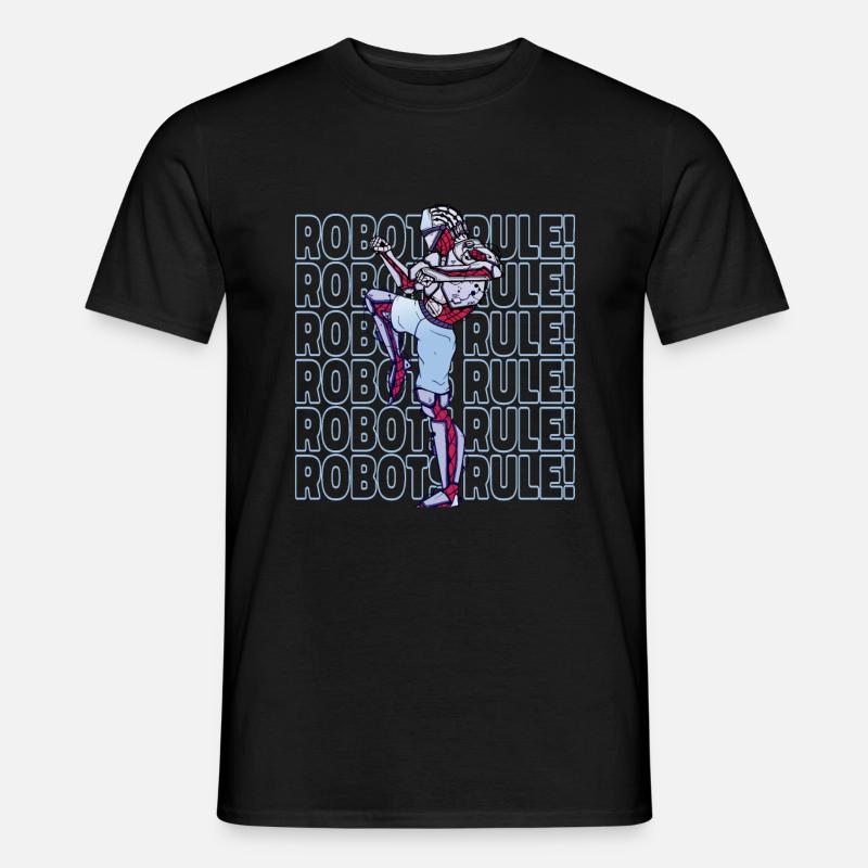 Robotics Ai Robot - Men’s T-shirt - black