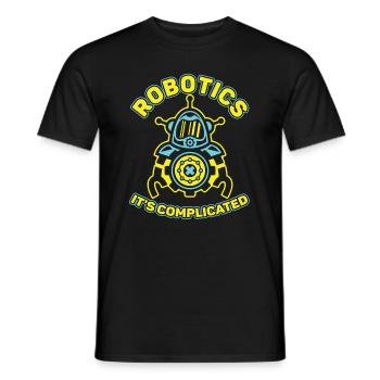 Robotique Ai Robot Drôle - T-shirt homme - noir - Devant - AI Model Male 178 light (178cm)