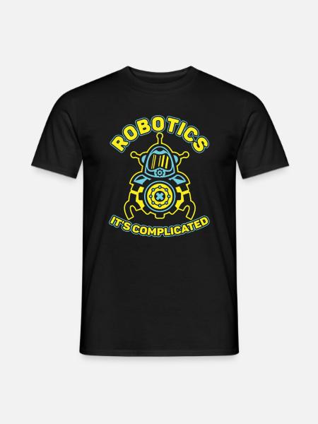 Robotics Ai Robot Funny - Men's T-Shirt - black