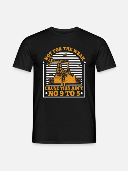 Ölfeld Bohrinsel Komisch - Männer T-Shirt - Schwarz