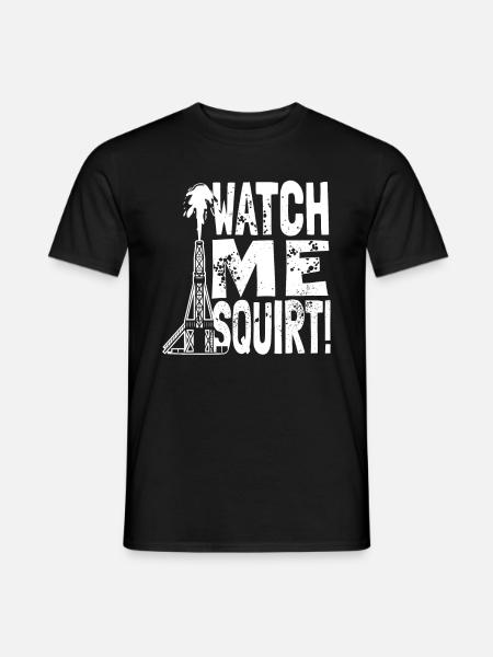 Ölfeld Bohrinsel Witzig - Männer T-Shirt - Schwarz