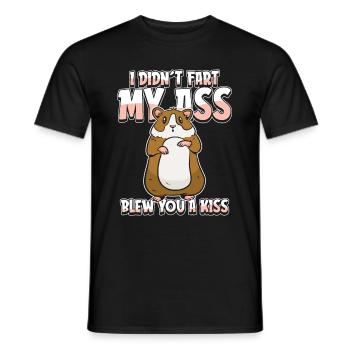 Meerschwein Meerschweinchen Humor - Männer T-Shirt - Schwarz - Vorne - AI Model Male 178 light (178cm)
