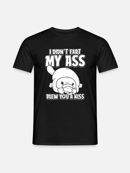 Ornithorynque drôle drôle - T-shirt homme - noir