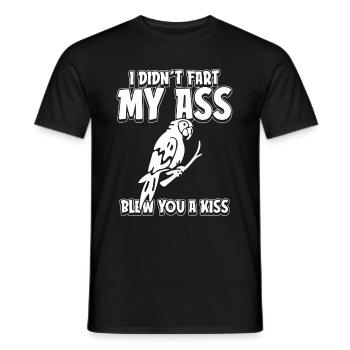 Perroquet Drôle - T-shirt homme - noir - Devant - AI Model Male 178 light (178cm)