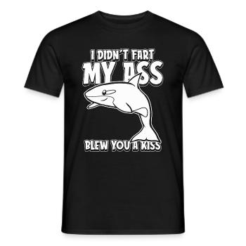 Shark Ironic - Men's T-Shirt - black - Front - AI Model Male 178 light (178cm)