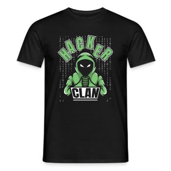 Entwickler Coder Programmierer Hacker - Männer T-Shirt - Schwarz - Vorne - AI Model Male 178 light (178cm)