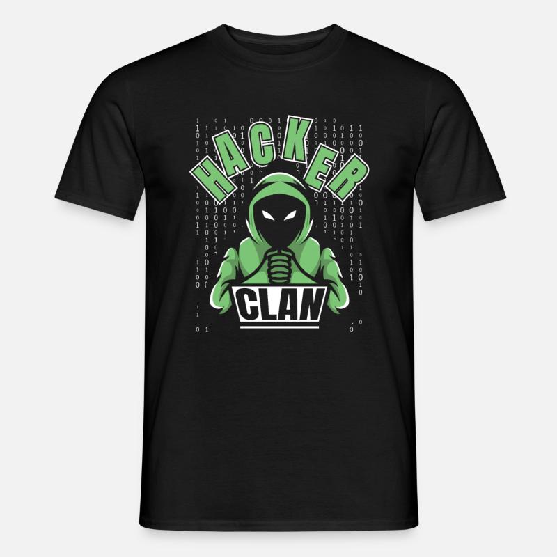 Développeur, Codeur, Programmeur, Hacker - T-shirt homme - noir