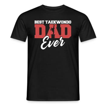 Taekwondo Père Taekwondo - T-shirt homme - noir - Devant - AI Model Male 178 light (178cm)