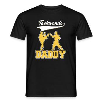 Taekwondo Vati Taekwondo Vater - Männer T-Shirt - Schwarz - Vorne - AI Model Male 178 light (178cm)