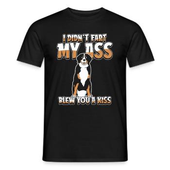 Bouvier bernois - T-shirt homme - noir - Devant - AI Model Male 178 light (178cm)