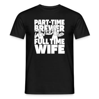 Bière artisanale Femme de bière artisanale - T-shirt homme - noir - Devant - AI Model Male 178 light (178cm)