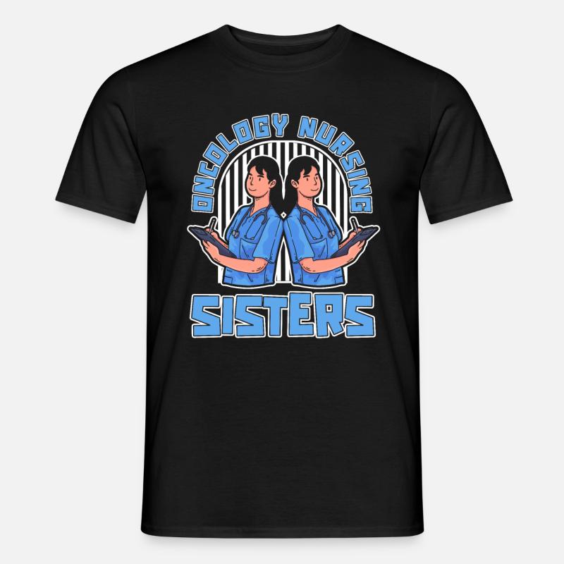 Krankenschwester Schwestern - Männer T-Shirt - Schwarz