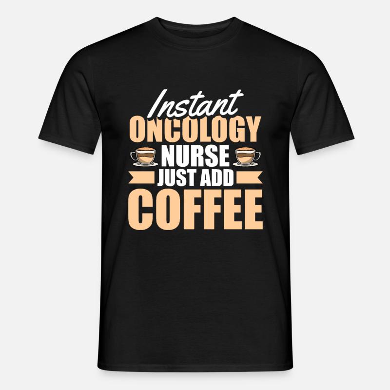 Krankenschwester Kaffee - Männer T-Shirt - Schwarz