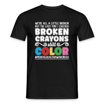 Psychologue Psychologue Lustig - T-shirt homme - noir - Devant - AI Model Male 178 light (178cm)