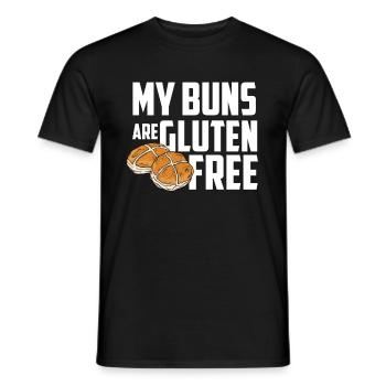 Pâtisseries sans gluten - T-shirt homme - noir - Devant - AI Model Male 178 light (178cm)