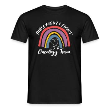 Krankenschwester Regenbogen - Männer T-Shirt - Schwarz - Vorne - AI Model Male 178 light (178cm)