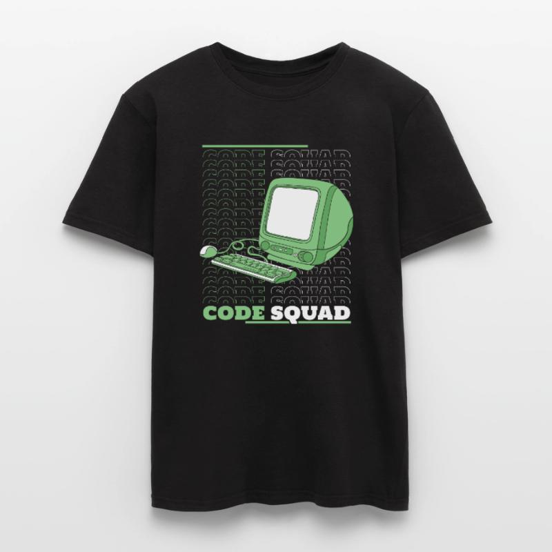 Entwickler Coder Programmierer Rechner Männer T-Shirt