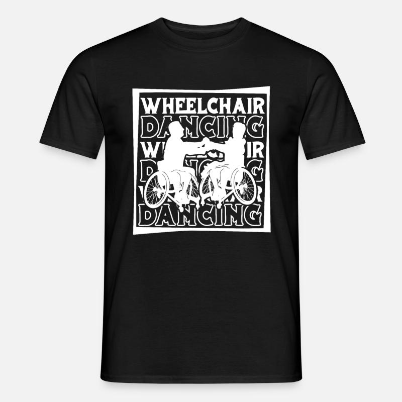 Tanzen Tänzer Rollstuhl - Männer T-Shirt - Schwarz